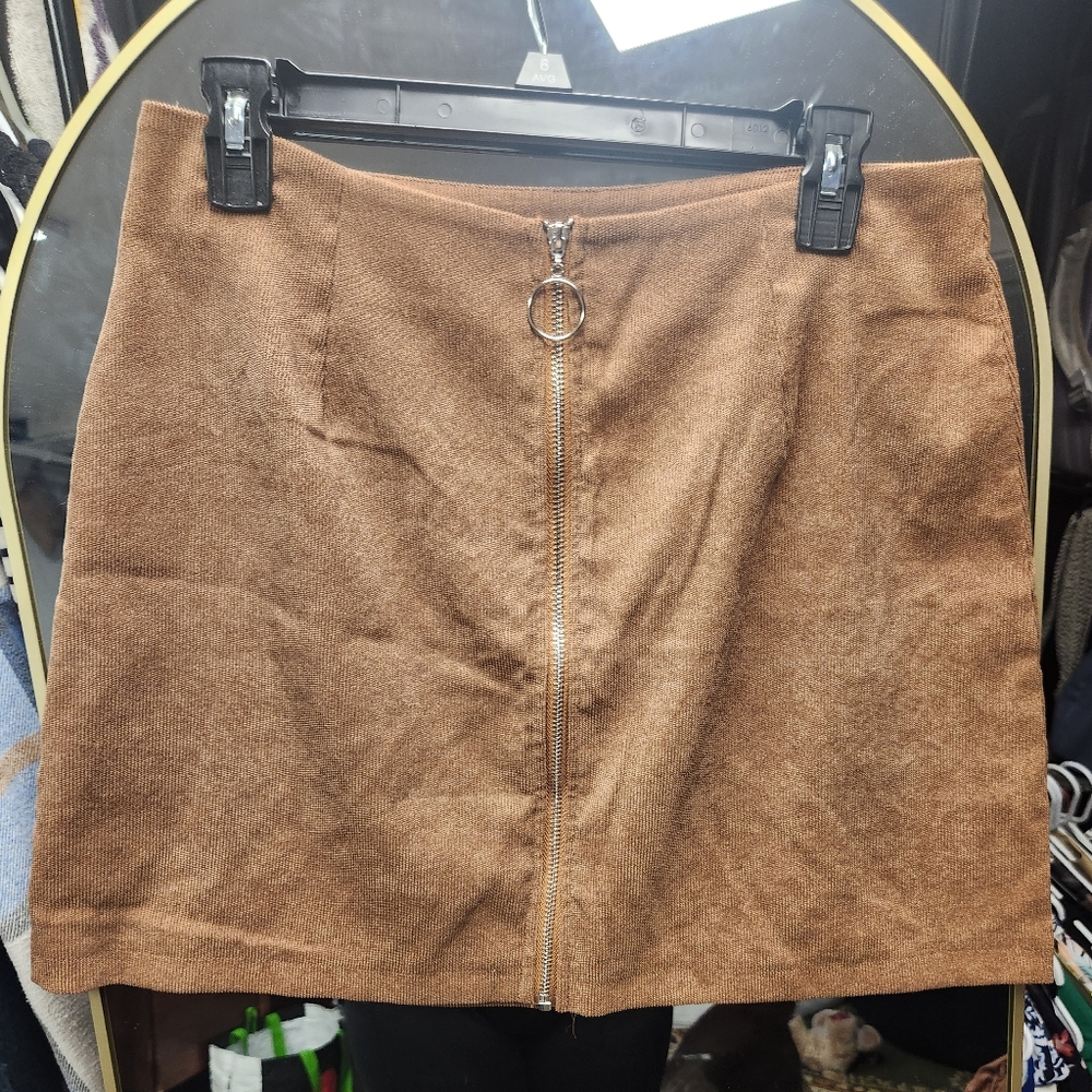 B2G1 Shein Zipper Front Skirt
